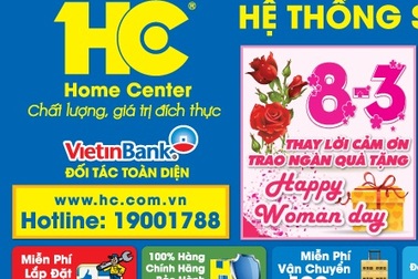 Điện máy HC ngập tràn ưu đãi nhân dịp 8/3