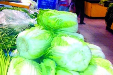 Chưa phát hiện cải thảo Trung Quốc có chất ướp xác