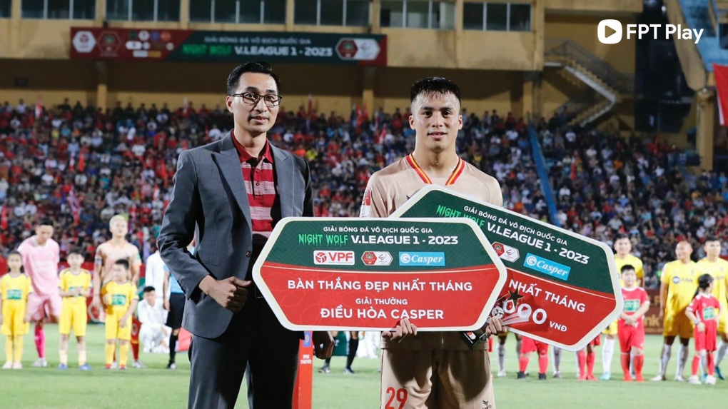 VPF cùng Casper công bố giải thưởng V.League tháng 4 - 3 VPF cùng Casper công bố giải thưởng V.League tháng 4 - 3