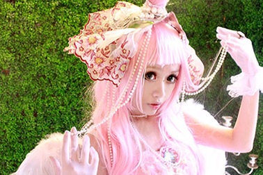 Trọn bộ cosplay ngựa hồng đẹp long lanh của Chibi