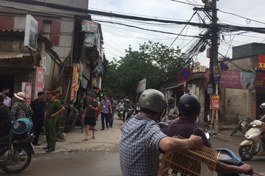 Đường Vành đai 2.5 đang giải phóng mặt bằng tại khu Định Công