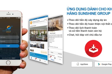 Sunshine Group tặng iPhone cho khách hàng giám sát tiến độ và chất lượng dự án.