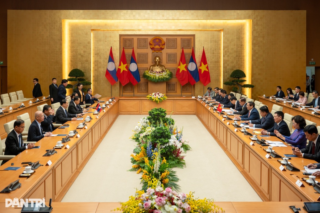Thủ tướng Phạm Minh Chính tiếp Thủ tướng Lào - 4