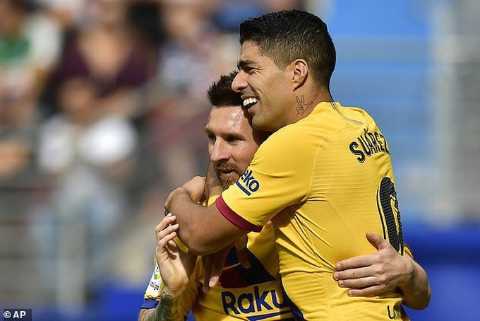 Messi, Suarez, Griezmann cùng lập công, Barcelona đại thắng “3 sao” - Ảnh 3. Messi, Suarez, Griezmann cùng lập công, Barcelona đại thắng “3 sao” - Ảnh 3.
