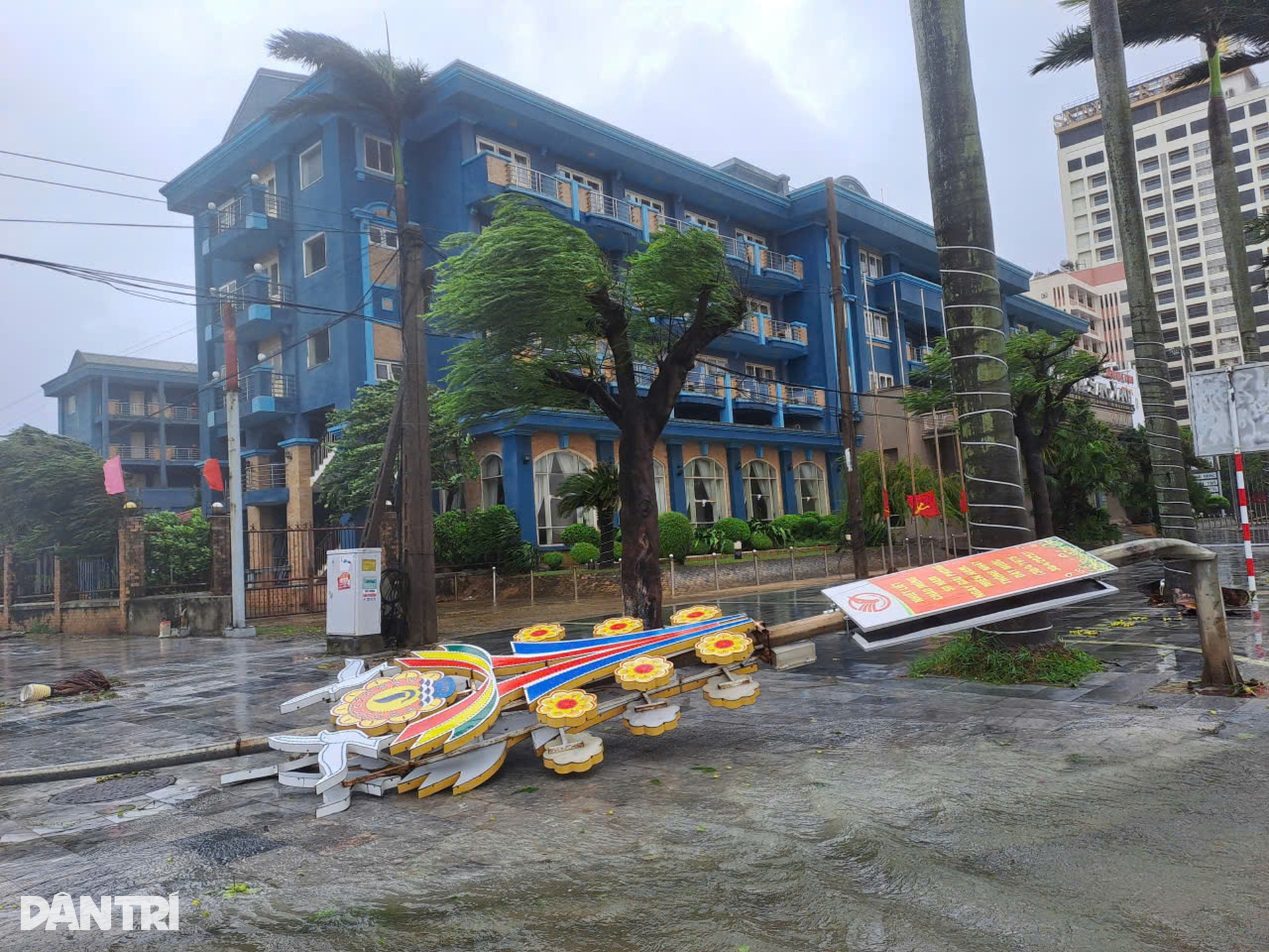 Nghệ An, Hà Tĩnh oằn mình chống bão Kajiki: Cây đổ, nhà tốc mái tứ tung - 6 Nghệ An, Hà Tĩnh oằn mình chống bão Kajiki: Cây đổ, nhà tốc mái tứ tung - 6