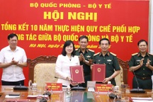 Thắt chặt hợp tác Bộ Quốc phòng - Bộ Y tế trong ứng phó thách thức mới