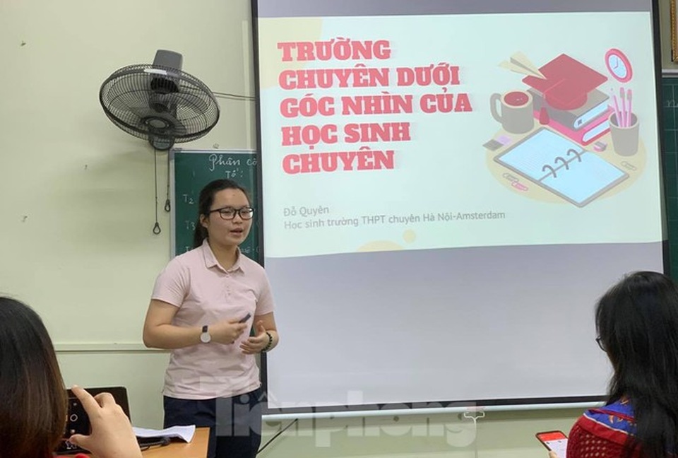 Góc nhìn khác về trường chuyên qua tham luận của nữ sinh trường Amsterdam - 1 Góc nhìn khác về trường chuyên qua tham luận của nữ sinh trường Amsterdam - 1