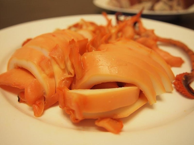 mực khổng lồ, món ăn gây sốt, mực khô, cơn sốt, trào lưu, hải sản