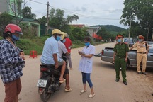 Hình ảnh phong tỏa khu vực có bệnh nhân Covid-19 ở Bắc Giang