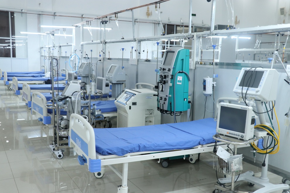 Long An: Thần tốc thi công Trung tâm hồi sức điều trị bệnh nhân Covid-19 - 2 Long An: Thần tốc thi công Trung tâm hồi sức điều trị bệnh nhân Covid-19 - 2