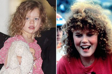 Con gái giống hệt Nicole Kidman hồi trẻ 