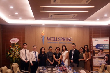 Lễ ký kết hợp tác giữa trường Wellspring Hà Nội và IDP Việt Nam