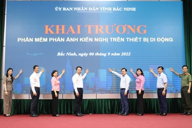 Bắc Ninh triển khai phần mềm phản ánh kiến nghị trên di động