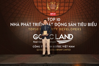 Gotec Land 2 năm vào "Top 10 nhà phát triển bất động sản tiêu biểu Việt Nam"