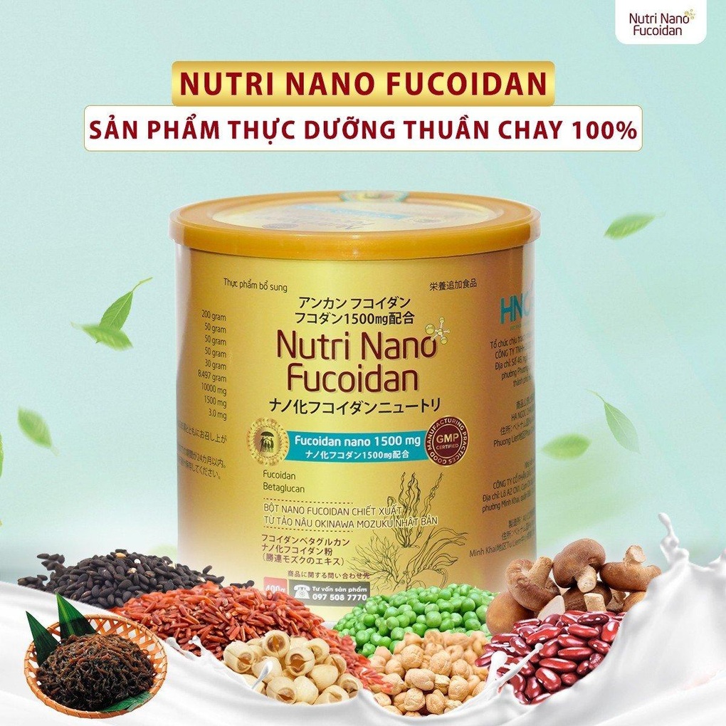 Nutri Nano Fucoidan hỗ trợ cải thiện sức khỏe với nguyên liệu thuần chay - 2