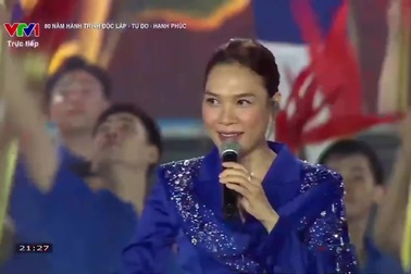 Mỹ Tâm và Double2T song ca tại concert quốc gia đặc biệt