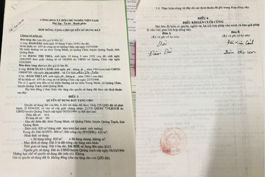 UBKT Tỉnh ủy vào cuộc vụ người chết vẫn "ký" giấy cho đất