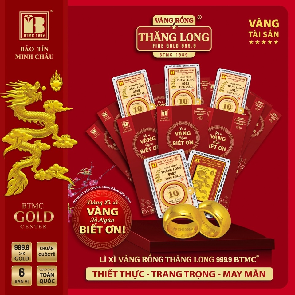Xu hướng lì xì bằng vàng may mắn ngày Tết được nhiều người ưa chuộng - 7 Xu hướng lì xì bằng vàng may mắn ngày Tết được nhiều người ưa chuộng - 7