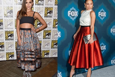 “Sao” và váy bồng sành điệu