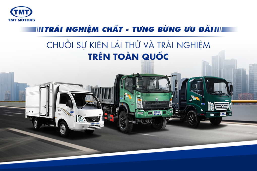 TMT Motors tổ chức lái thử các dòng xe tải trên toàn quốc - 1 TMT Motors tổ chức lái thử các dòng xe tải trên toàn quốc - 1
