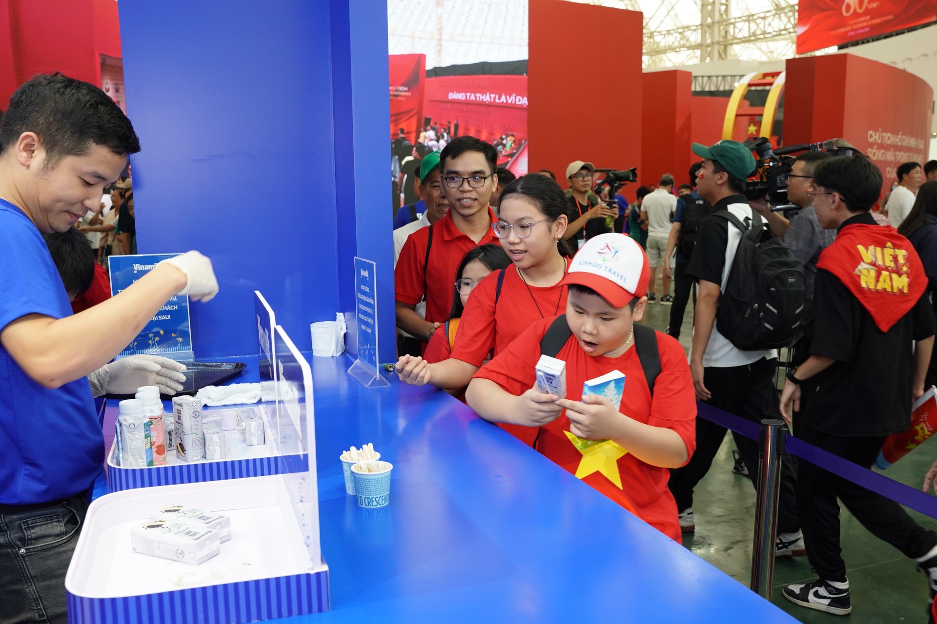 Vinamilks Ausstellungsfläche ist ein Highlight auf der National Achievement Exhibition - 5 Không gian trưng bày của Vinamilk tạo điểm nhấn tại Triển lãm Thành tựu đất nước - 5