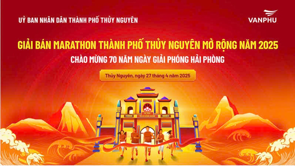 Giải bán Marathon Thủy Nguyên 2025: Khơi dậy hào khí và tinh thần Việt - 1 Giải bán Marathon Thủy Nguyên 2025: Khơi dậy hào khí và tinh thần Việt - 1