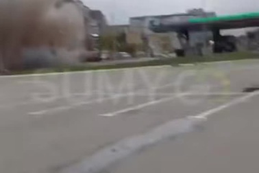 UAV Geran Nga tập kích một trung tâm tuyển quân của Ukraine ở Sumy