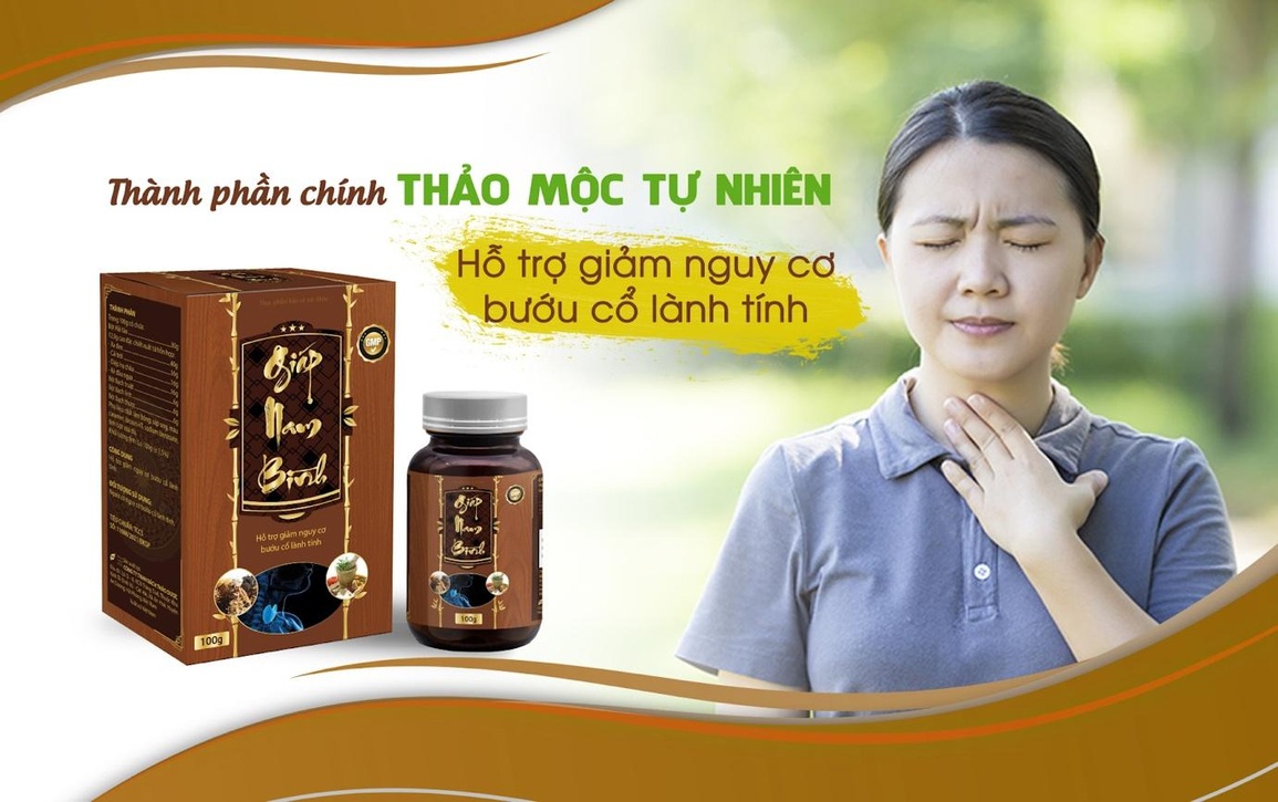 Giáp Nam Bình - giải pháp hỗ trợ cho người bướu cổ lành tính, tuyến giáp - 1 Giáp Nam Bình - giải pháp hỗ trợ cho người bướu cổ lành tính, tuyến giáp - 1