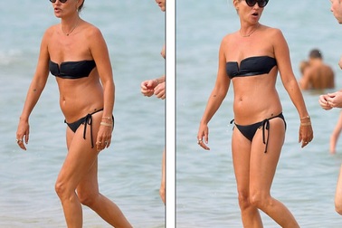 Kate Moss vẫn trẻ trung ở tuổi 45