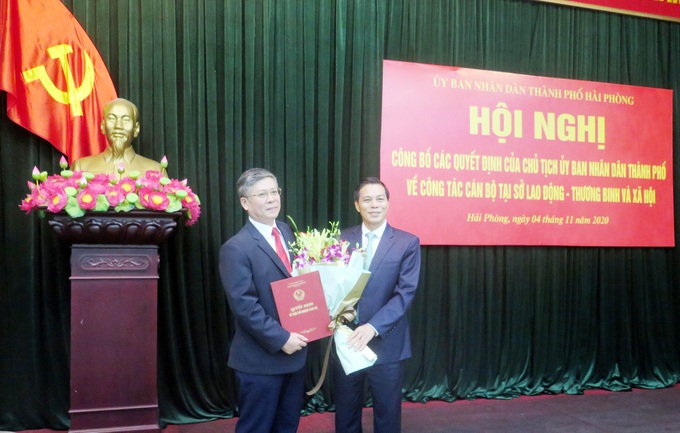 Đồng chí Đỗ Văn Bình giữ chức vụ giám đốc Sở Lao động-Thương binh và Xã hội thành phố Hải Phòng - Ảnh 2. Đồng chí Đỗ Văn Bình giữ chức vụ giám đốc Sở Lao động-Thương binh và Xã hội thành phố Hải Phòng - Ảnh 2.
