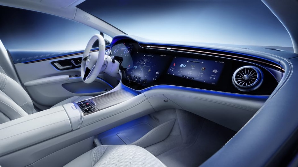 Không gian nội thất gây tò mò và choáng ngợp của Mercedes-Benz EQS - 2 Không gian nội thất gây tò mò và choáng ngợp của Mercedes-Benz EQS - 2