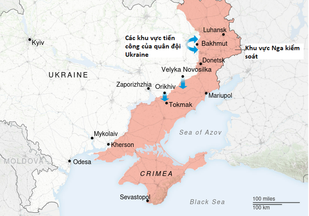 Ukraine phản công mạnh, dồn binh lực xuyên thủng phòng tuyến Nga - 2