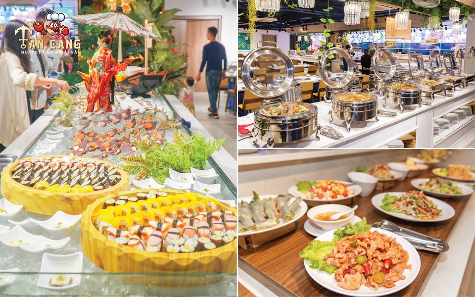 Tân Cảng Buffet - Buffet Cua Hải sản số 1 Hà Nội - 5 Tân Cảng Buffet - Buffet Cua Hải sản số 1 Hà Nội - 5