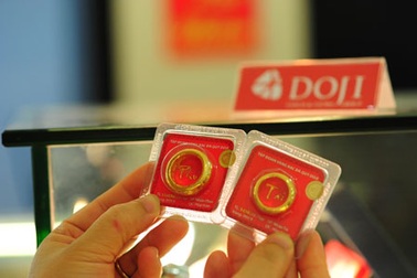 Giá vàng đi xuống phiên đầu tuần