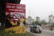 Ấn tượng những áp phích “không hút thuốc lá” vừa xuất hiện ở Hà Nội