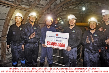 TKV: Tiền lương bình quân người lao động toàn Tập đoàn lần đầu đạt 2 con số hàng triệu