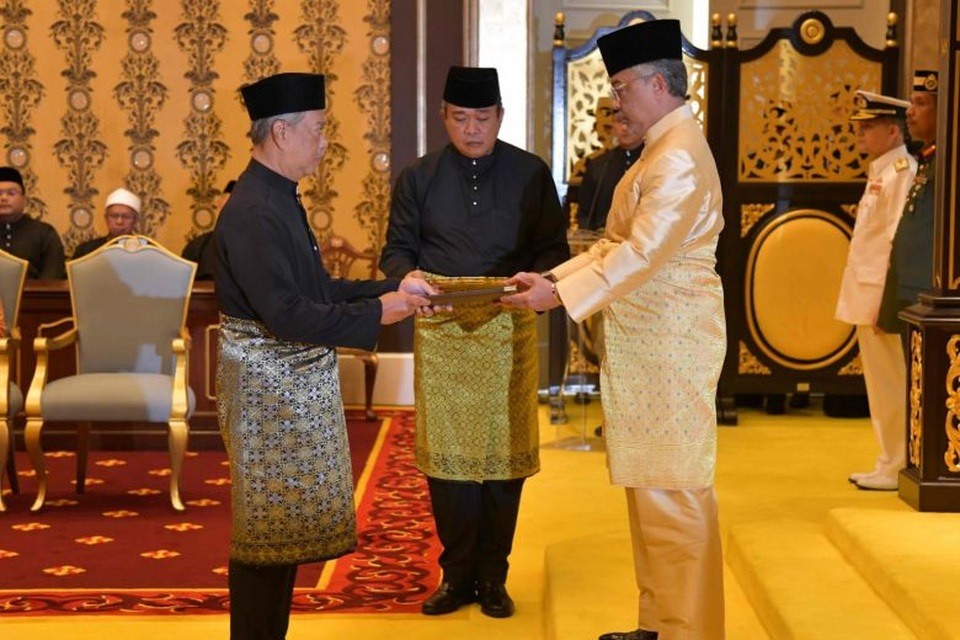 Tân thủ tướng Malaysia nhậm chức - 1 Tân thủ tướng Malaysia nhậm chức - 1