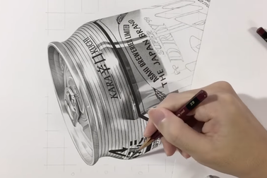 Tuyệt tác tranh vẽ 3D bằng chì "thật đến kinh ngạc" của nghệ sĩ Nhật Bản