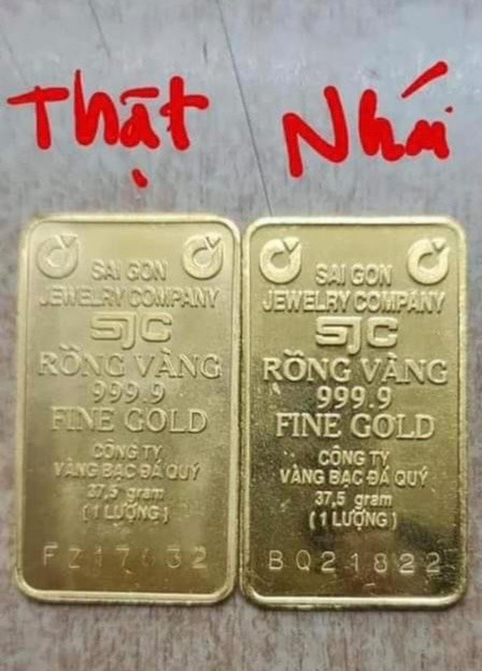 Vàng miếng nhái SJC xuất hiện khi giá đắt hơn thế giới 10 triệu đồng/lượng - 2