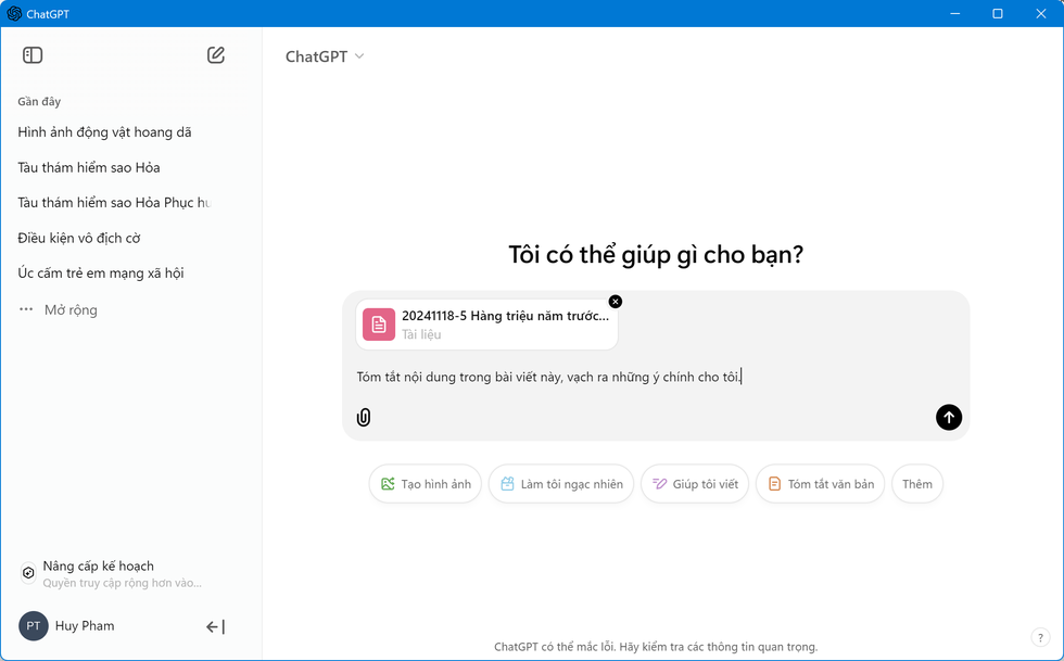 Hướng dẫn cài đặt và sử dụng ChatGPT trên máy tính chạy Windows - 2 Hướng dẫn cài đặt và sử dụng ChatGPT trên máy tính chạy Windows - 2