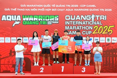 Quảng Trị International Marathon - Camel Cup vinh danh VĐV xuất sắc