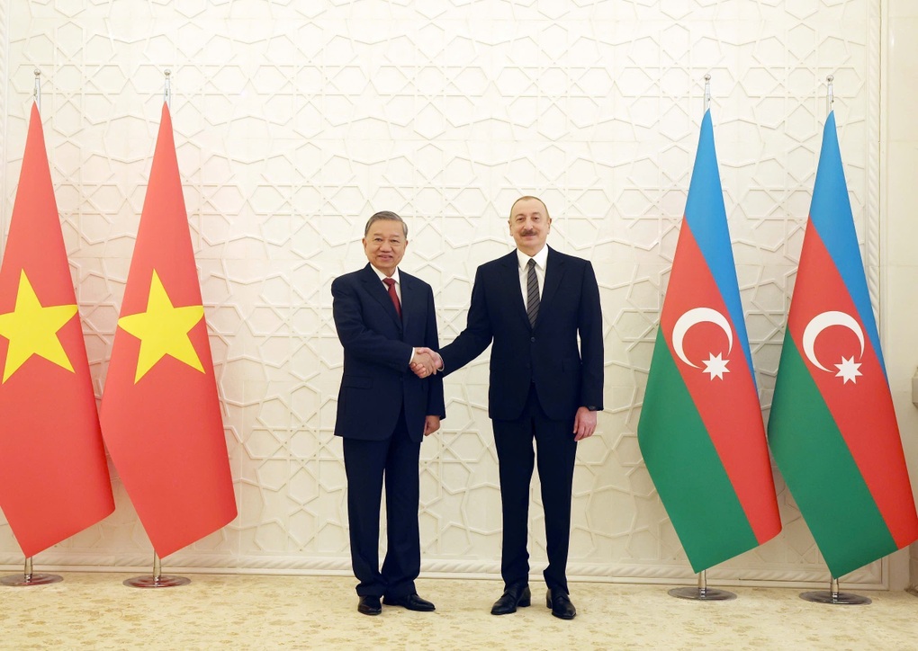 Lễ đón Tổng Bí thư Tô Lâm thăm cấp Nhà nước tới Azerbaijan - 4 Lễ đón Tổng Bí thư Tô Lâm thăm cấp Nhà nước tới Azerbaijan - 4