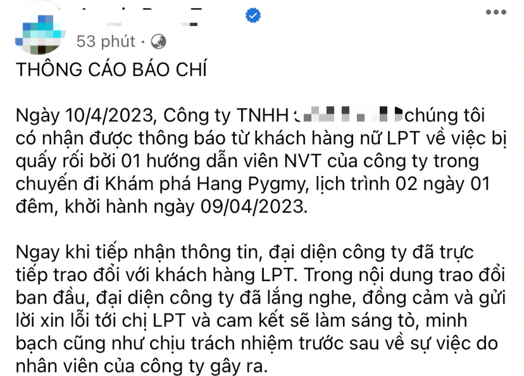 Nữ du khách bị hướng dẫn viên quấy rối khi khám phá hang động ở Quảng Bình - 3 Nữ du khách bị hướng dẫn viên quấy rối khi khám phá hang động ở Quảng Bình - 3