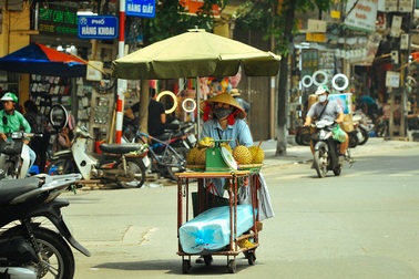 Người Hà Nội chật vật mưu sinh dưới nắng hè gay gắt