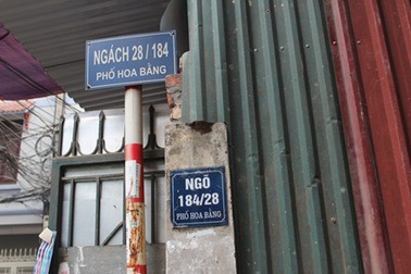 “Hóm hỉnh” số nhà Hà Nội
