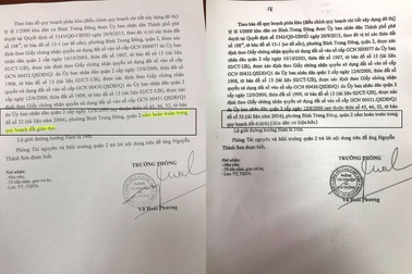 Làm giả hồ sơ, chỉnh sửa thông tin địa chính để lừa đảo