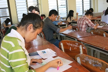 Thí sinh vừa hoàn thành bài thi môn Toán