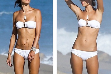 Mê mẩn trước dáng thon hoàn hảo của "thiên thần" nội y