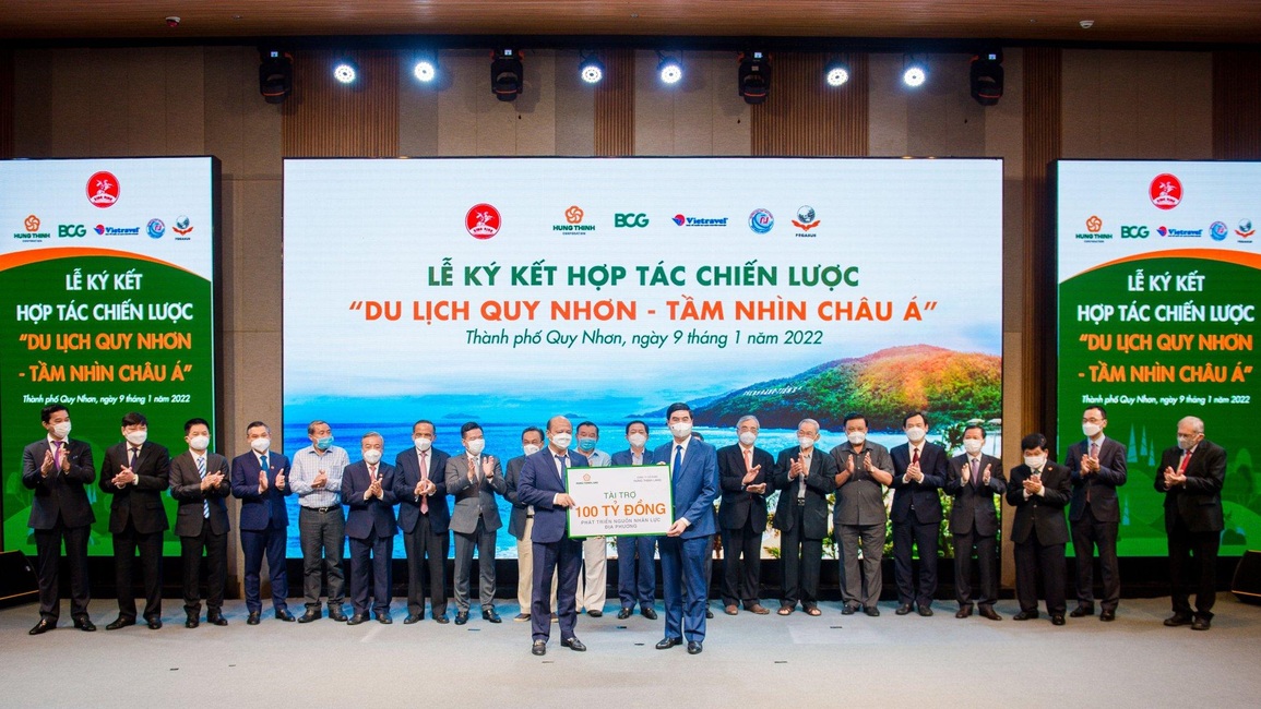 Hưng Thịnh Land tài trợ 100 tỷ đồng đào tạo nhân lực du lịch tại Bình Định - 1 Hưng Thịnh Land tài trợ 100 tỷ đồng đào tạo nhân lực du lịch tại Bình Định - 1