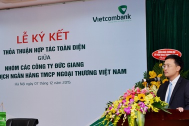 Sở giao dịch Vietcombank ký kết hợp tác toàn diện với nhóm các Công ty Đức Giang